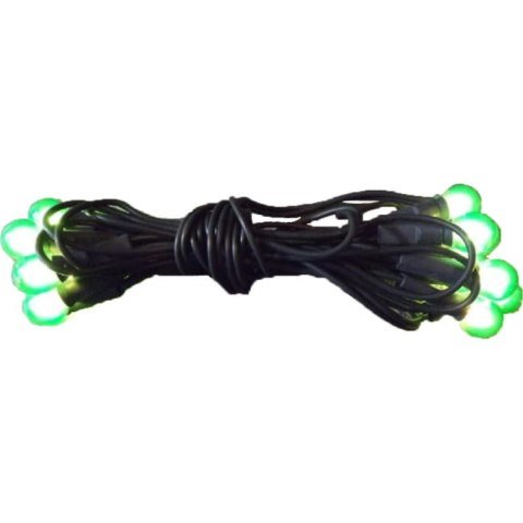 Zielone Perłowe Lampki Choinkowe 20L na Zielonym Kablu 1.4m 220V-240V Do Użycia Wewnętrznego