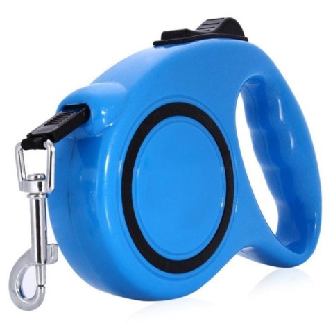 Automatyczna Smycz dla Psa Niebieska 3m - Mocna i Wygodna w Użyciu do 11kg