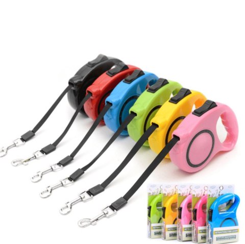 Automatyczna Smycz dla Psa Niebieska 3m - Mocna i Wygodna w Użyciu do 11kg