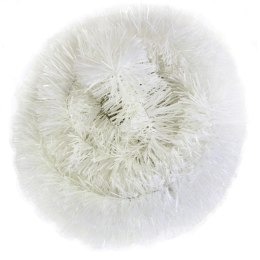 Biały Łańcuch Choinkowy z Metalizowanej Folii 2m - Goliat