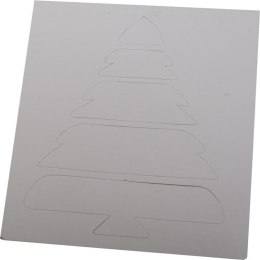 Biały szablon dekoracyjny na okno na 10 obrazów