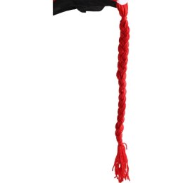 Czapka Kibica Polski z Warkoczami w Kolorach Biało-Czerwonym