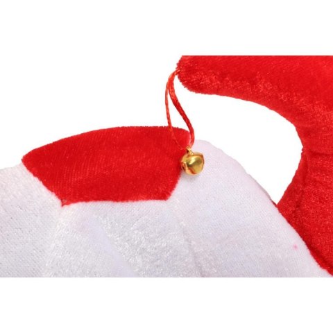 Czapka Kibica Polski z Warkoczami w Kolorach Biało-Czerwonym