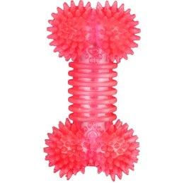 Czerwony Gryzak dla Psa w Kształcie Kości z Bezpiecznej Gumy