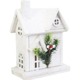 DREWNIANY DOMEK DEKORACJA OZDOBA ŚWIĄTECZNA LED