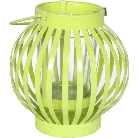 Dekoracyjna Metalowa Latarenka na Świeczkę LHW - Kolor Zielony