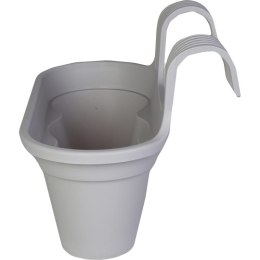 Doniczka Balustradowa Trio Szara - Odporna Na Warunki Atmosferyczne