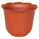 Doniczka Kwiat Minimalistyczna Ceglana 15x12 cm