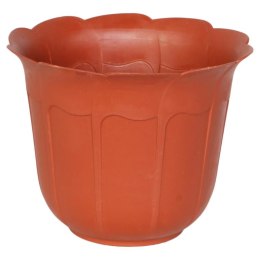 Doniczka Kwiat Minimalistyczna Ceglana 15x12 cm