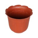 Doniczka Kwiat Minimalistyczna Ceglana 15x12 cm