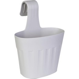 Doniczka balkonowa ochronna przed promieniowaniem UV, szara 34x27 cm