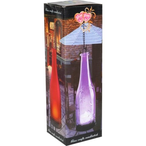 Fioletowy Wiszący Lampion na Świeczki T-light z Unikatowym Designem