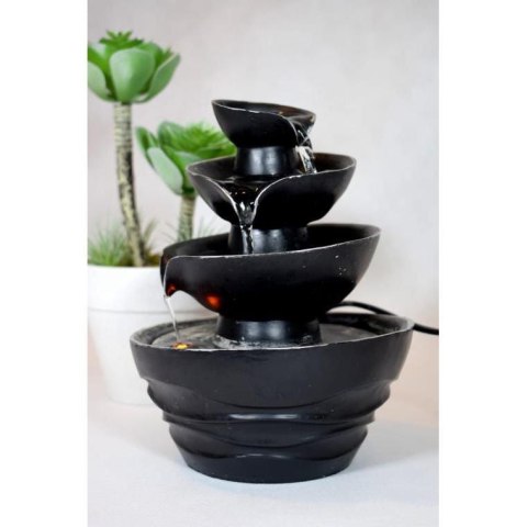 Fontanna Dekoracyjna z Podświetleniem LED i Nawilżaczem Powietrza F003B