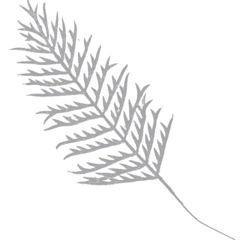 Gałązka brokatowa- biała paproć