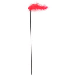 Interaktywna Zabawka dla Kota z Dzwoneczkiem i Czerwonymi Piórkami