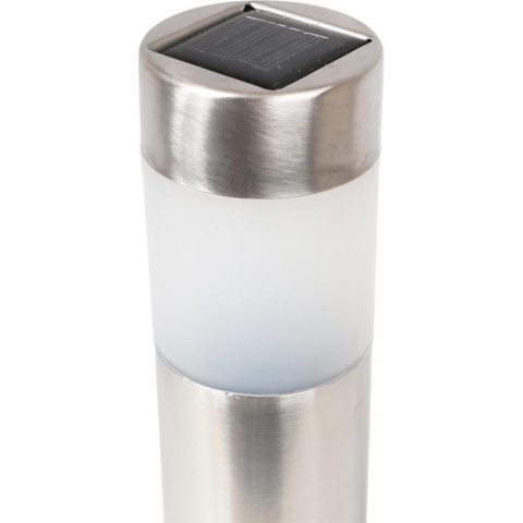 Komplet 4 Stalowych Lamp Solarnych z Automatycznym Włącznikiem i LED