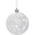 Komplet 6 bombek plastikowych 8 cm przeźroczystych