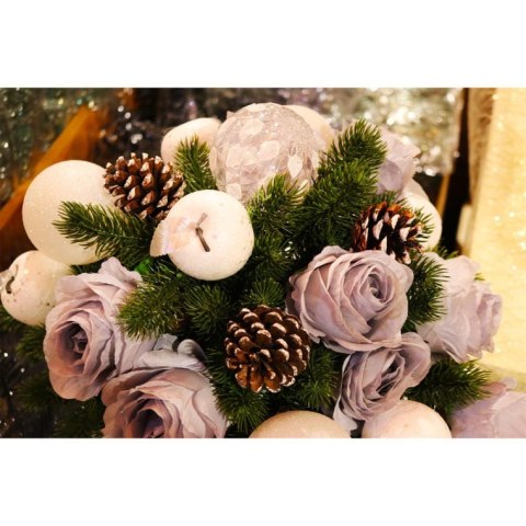 Komplet 6 bombek plastikowych 8 cm przeźroczystych