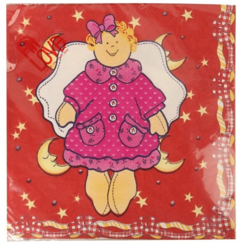 Komplet Serwetek papierowych z Aniołem
