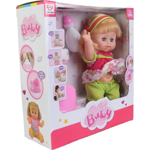 Kompletny zestaw z laleczką Mała Mama: z nocnikiem i akcesoriami pielęgnacyjnymi.