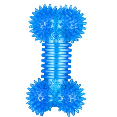 Kość-gryzak dla psa z bezpiecznej gumy, kolor niebieski