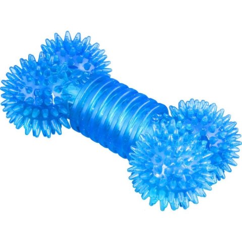 Kość-gryzak dla psa z bezpiecznej gumy, kolor niebieski