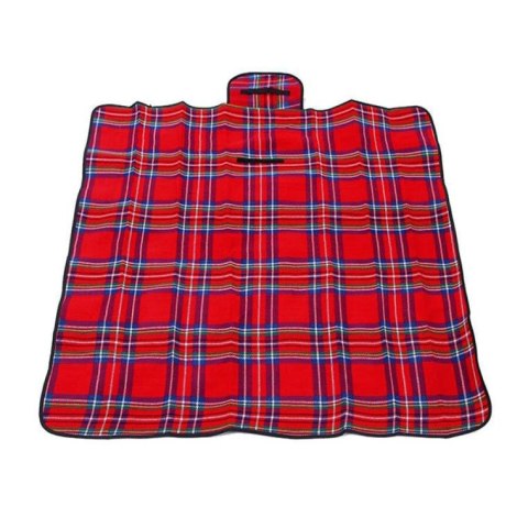 Mata piknikowa Goliat Czerwona 130x150 cm z Torbą do Przechowywania