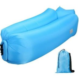 Niebieska Kanapa Inflacyjna z Podwójnym Materiałem Odpornym na Warunki Atmosferyczne