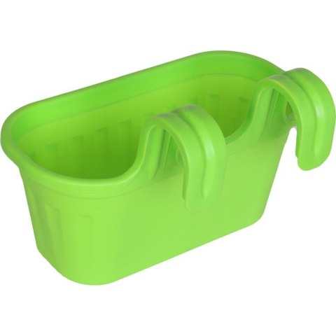 Odporna na Warunki Atmosferyczne Doniczka Balustradowa - Zielona, Podwójna