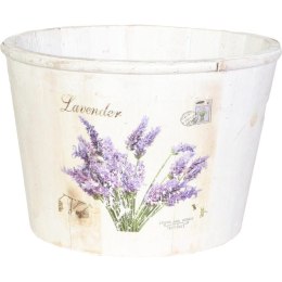 Osłonka Dekoracyjna Lawenda - Wiaderko Białe
