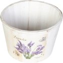 Osłonka Dekoracyjna Lawenda - Wiaderko Białe