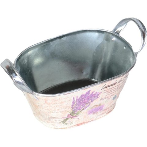 Owalna Osłonka Ocynkowana z Motywem Kwiatowym