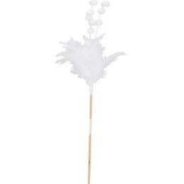 Pik z białymi piórkami i kulkami