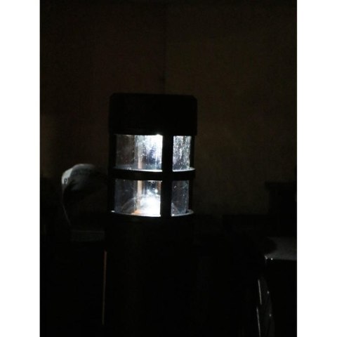 Prosta Lampa Ogrodowa Goliat z Energii Słonecznej w Kolorze Czarnym