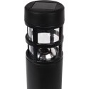 Prosta Lampa Ogrodowa Goliat z Energii Słonecznej w Kolorze Czarnym