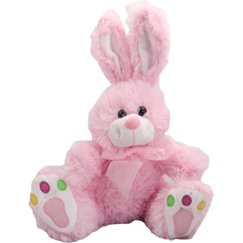 Różowy Wielkanocny Pluszowy Zajączek Dekoracyjny