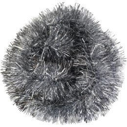 Srebrny Łańcuch Choinkowy z Metalizowanej Folii 2m - Goliat