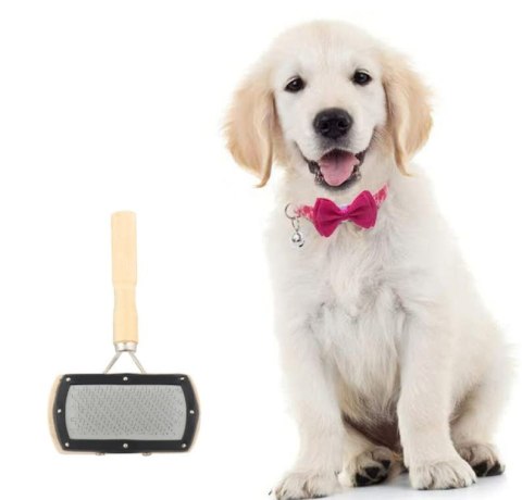 Szczotka dwustronna do czesania PSA PSÓW masowania szara