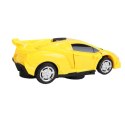 Transformer samochód robot żółty