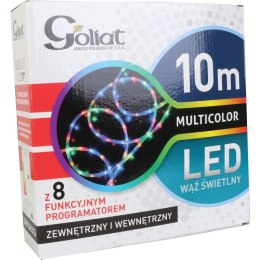 Wąż świetlny LED Multikolor z Programatorem 10 m - Elastyczna Dekoracja Wnętrz i Ogrodów