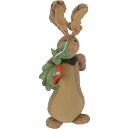 Wielkanocny Zajączek z Marchewką - Stabilny Pluszak Dekoracyjny