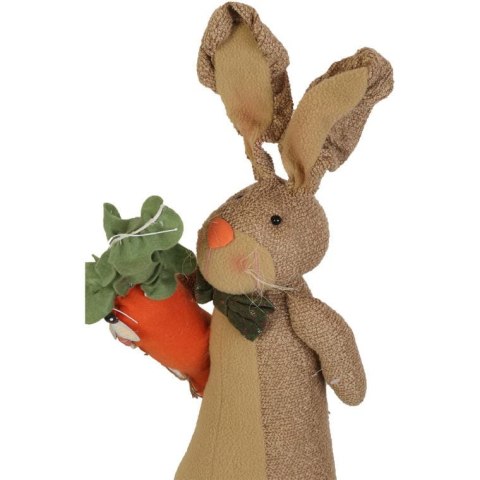 Wielkanocny Zajączek z Marchewką - Stabilny Pluszak Dekoracyjny
