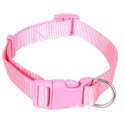 Wytrzymała Obroża dla Psa w Kolorze Różowym z Regulowanym Rozmiarem