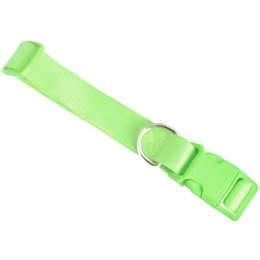 Wytrzymała Obroża dla Zwierząt w Kolorze Zielonym z Regulowaną Długością