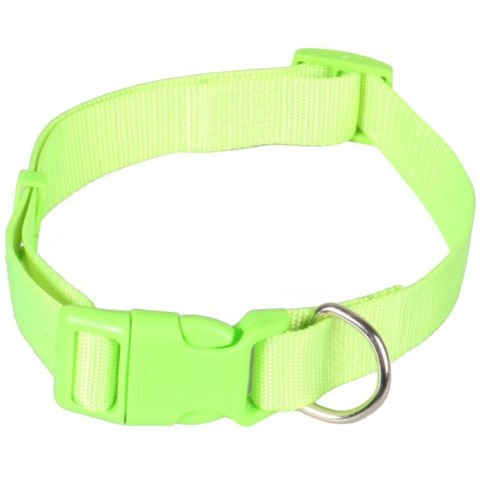 Wytrzymała Obroża dla Zwierząt w Kolorze Zielonym z Regulowaną Długością