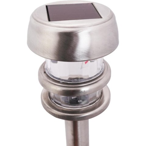 Zestaw 4 Samoładowalnych Okrągłych Lamp Solarnych z Czujnikiem Zmierzchu Model Goliat