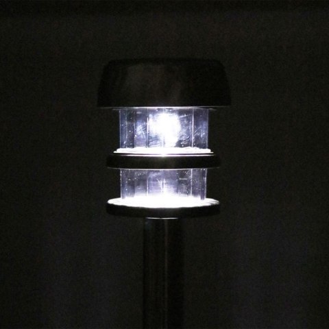 Zestaw 4 Samoładowalnych Okrągłych Lamp Solarnych z Czujnikiem Zmierzchu Model Goliat