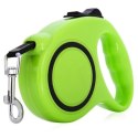 Zielona Automatyczna Smycz dla Psa 3m z Stałą Blokadą - Maksymalna Waga Psa 11 kg