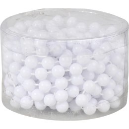 Białe Korale na Szpulce 6mm, 5m