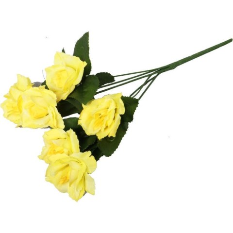 Bukiet 6 różyczek w kolorze żółtym